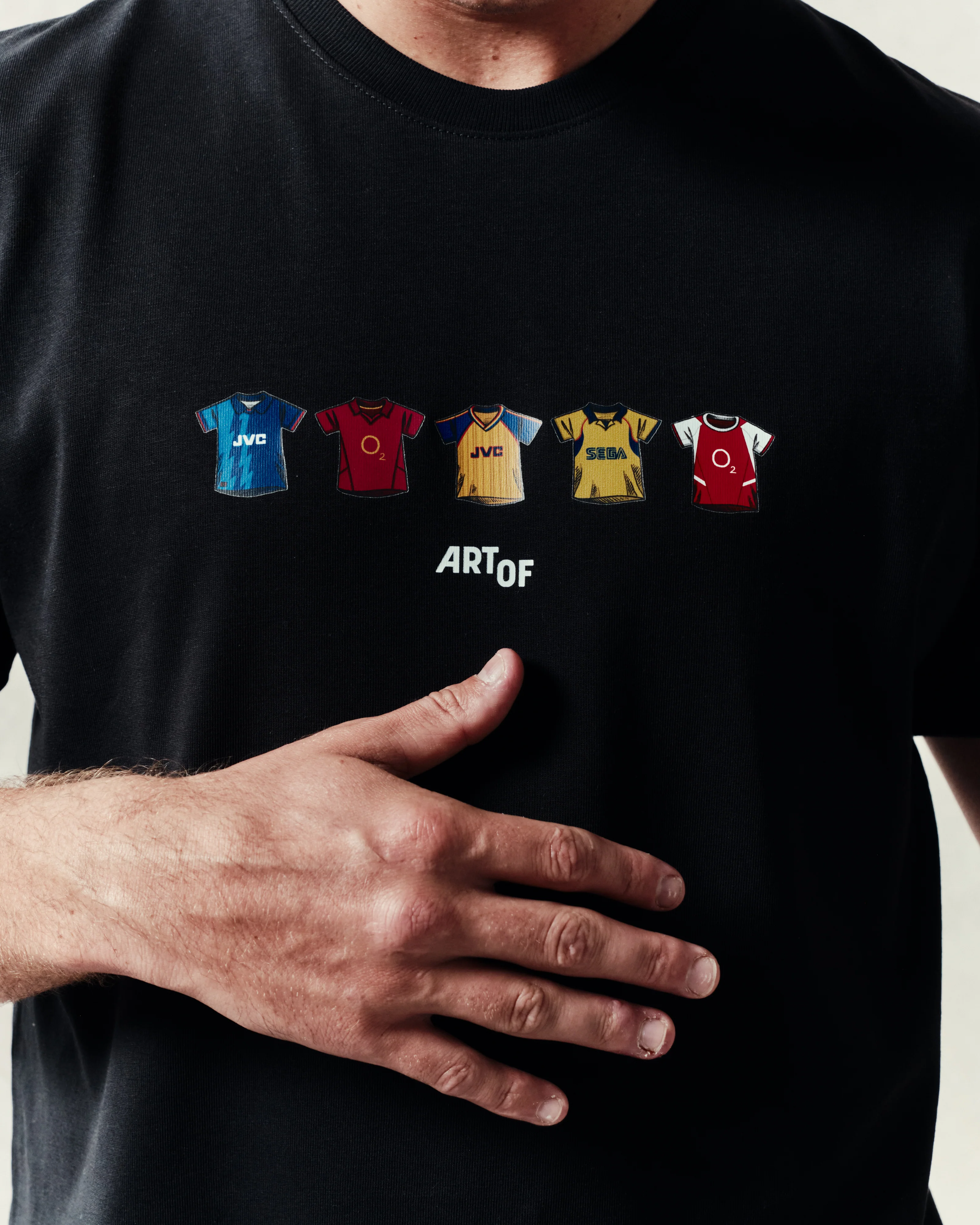 AFC Printed Classics Black Tee - Image 3