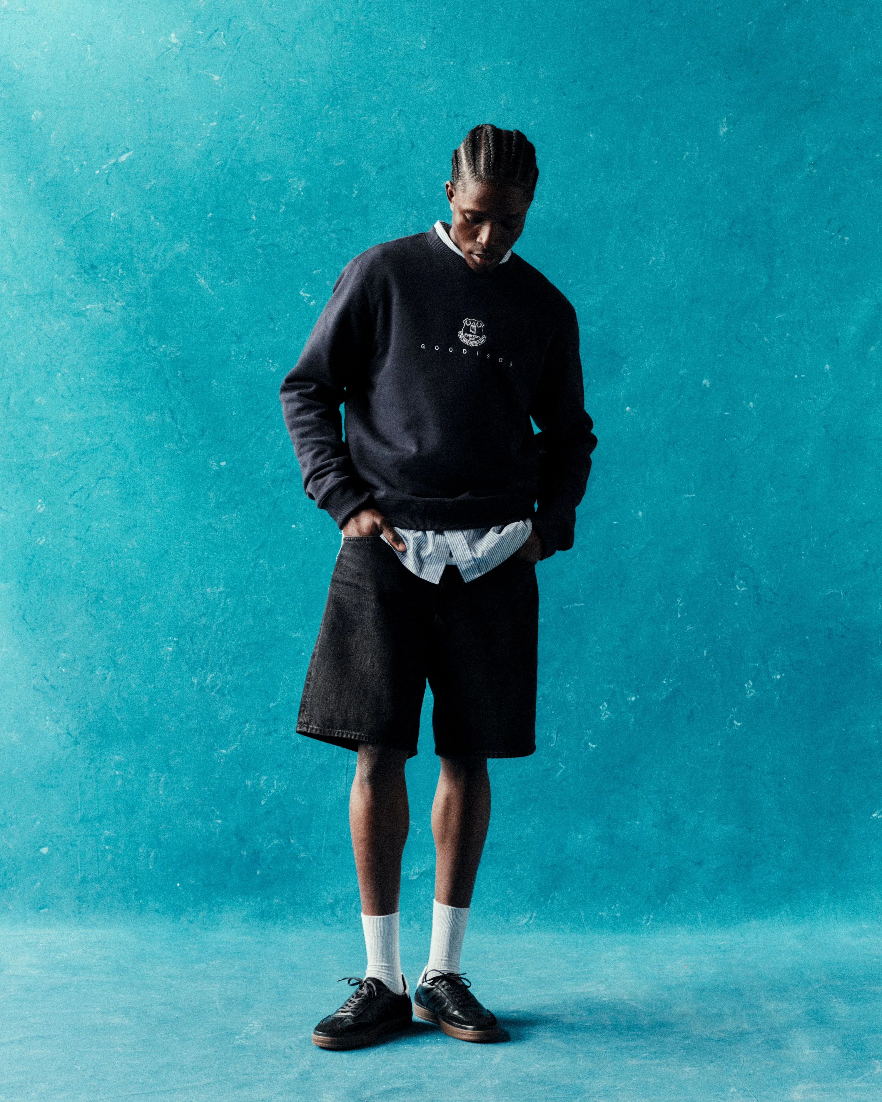 Everton Goodison Crest Sweat - Image 4