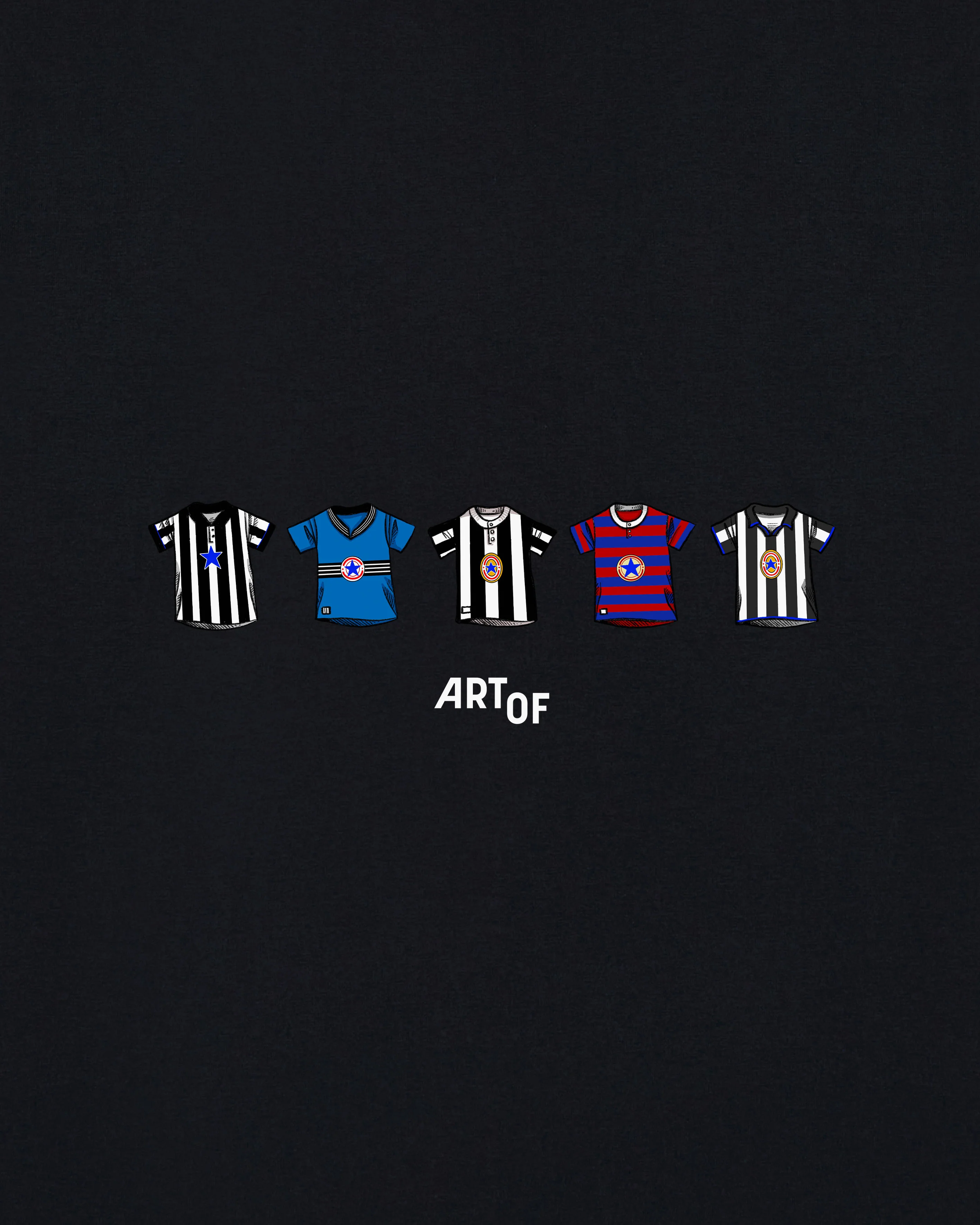 Toon Printed Classics Black Tee - Image 3