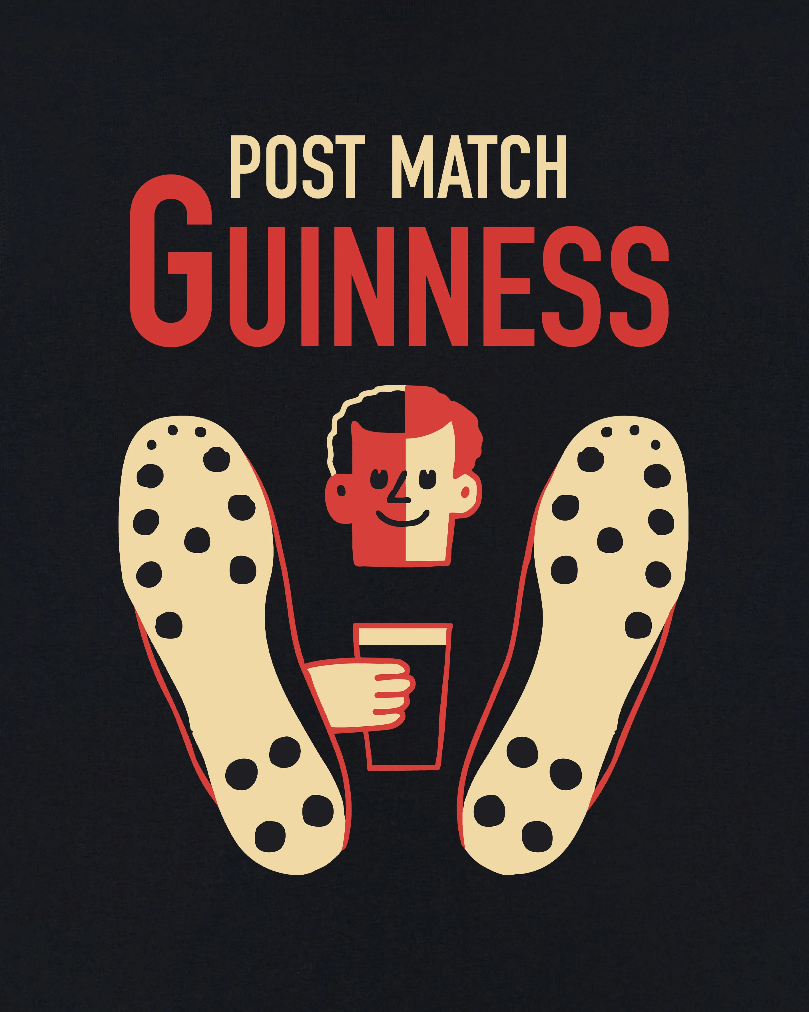 Post Match Guinness Black Tee - Image 4
