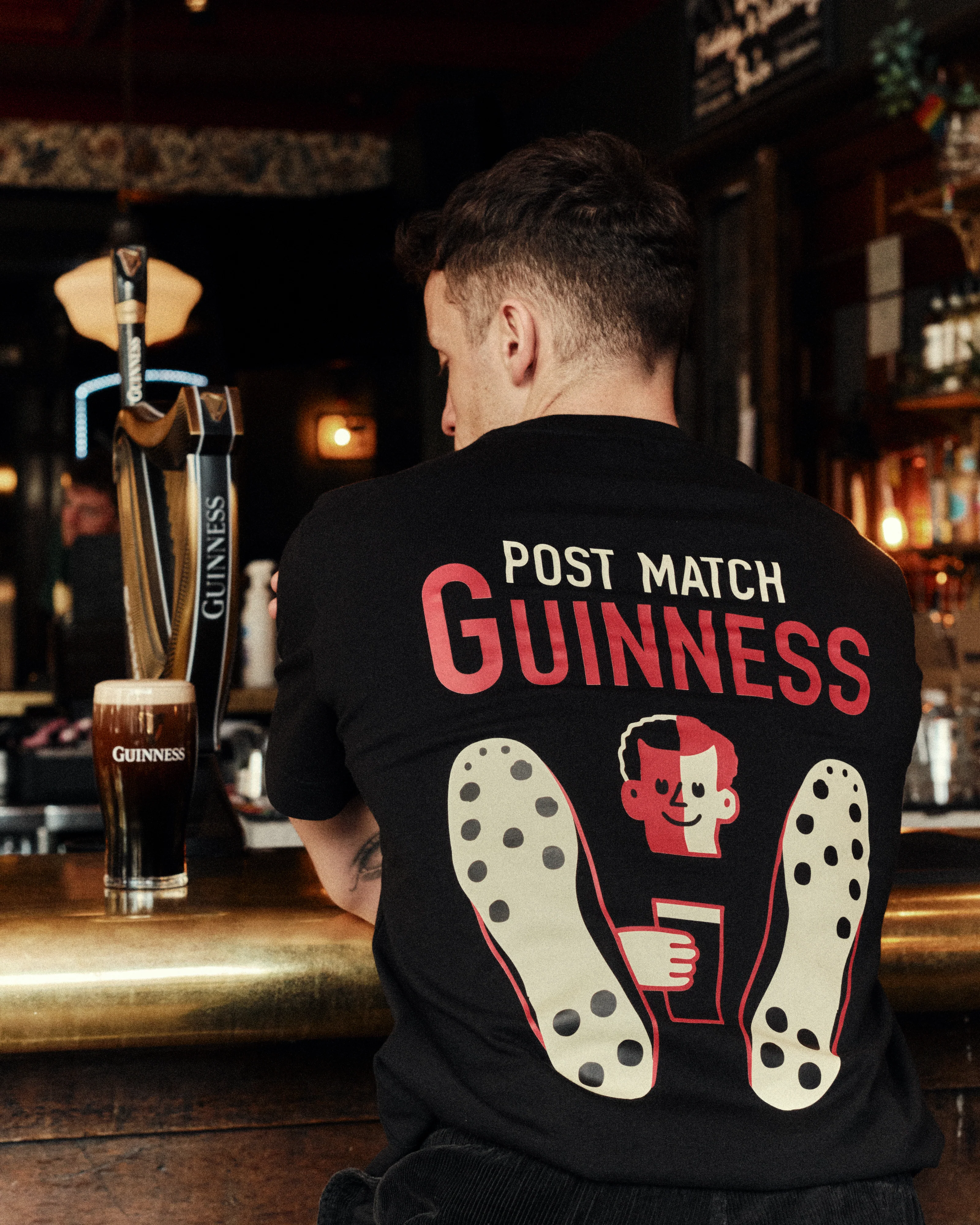 Post Match Guinness Black Tee - Image 5