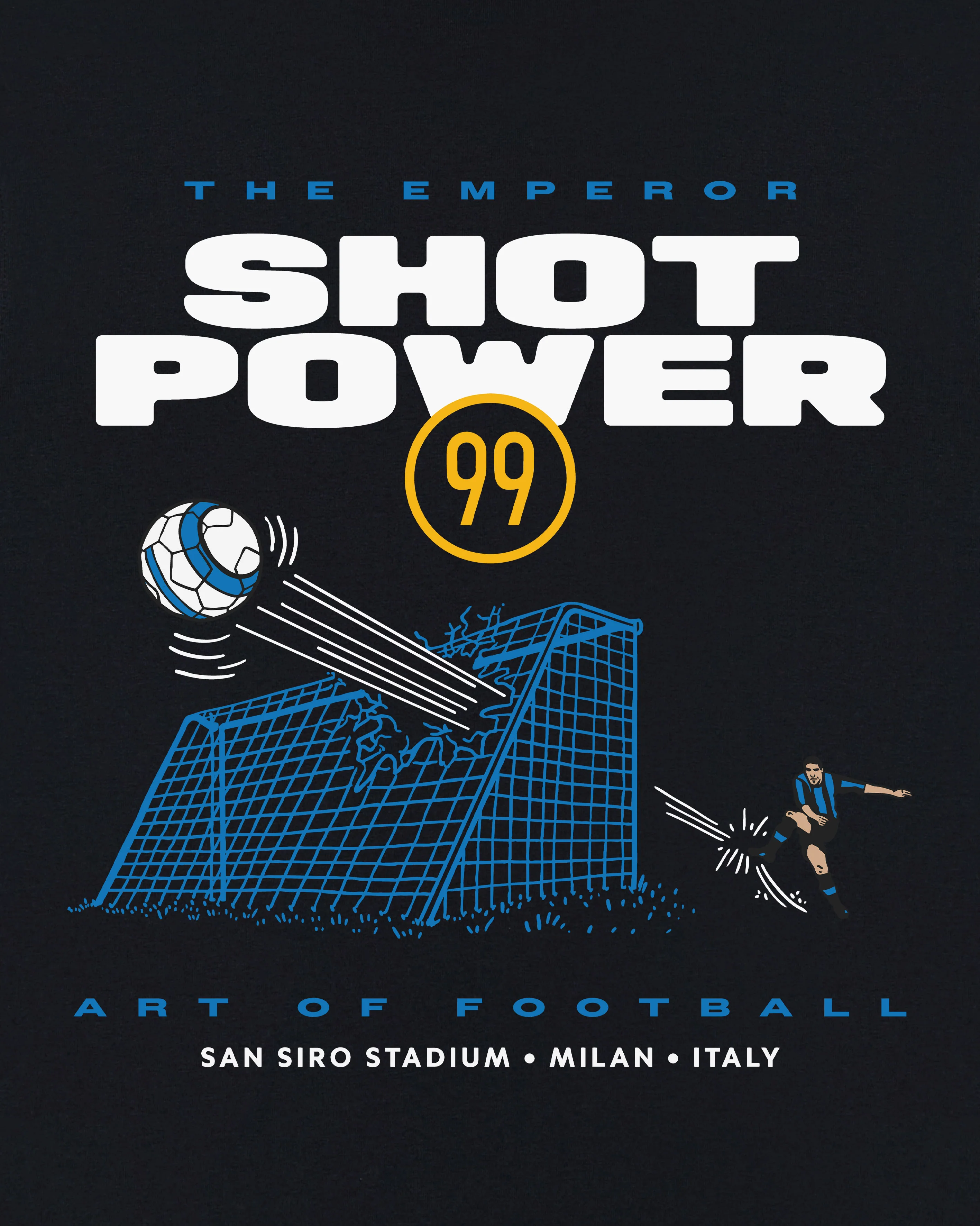 Shot Power 99 Black Tee - Image 3