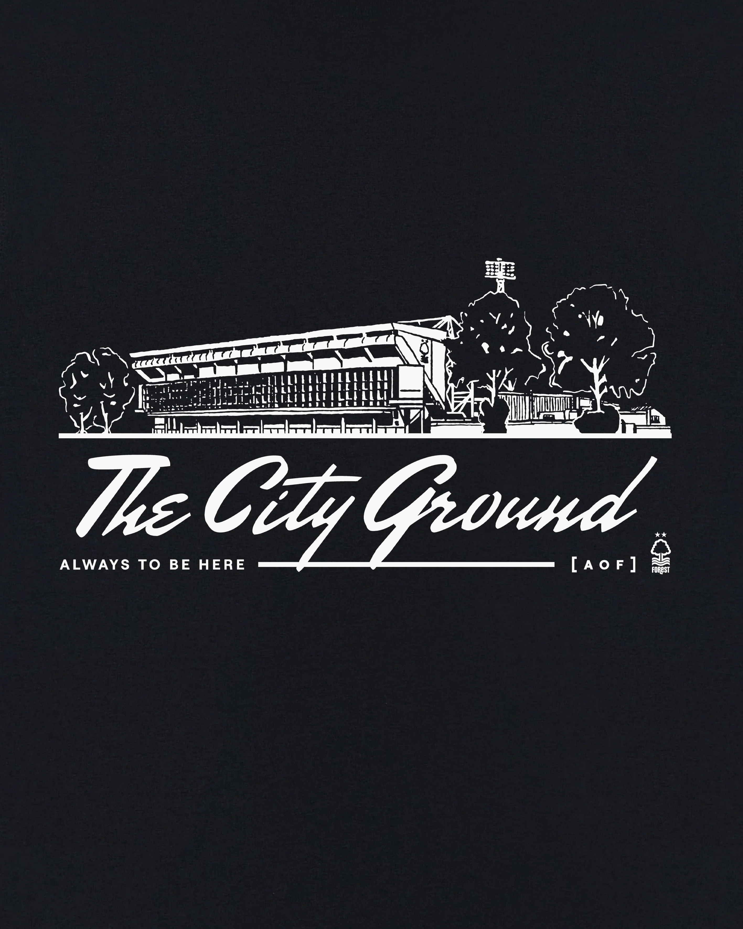 The City Ground Black Tee - Image 3