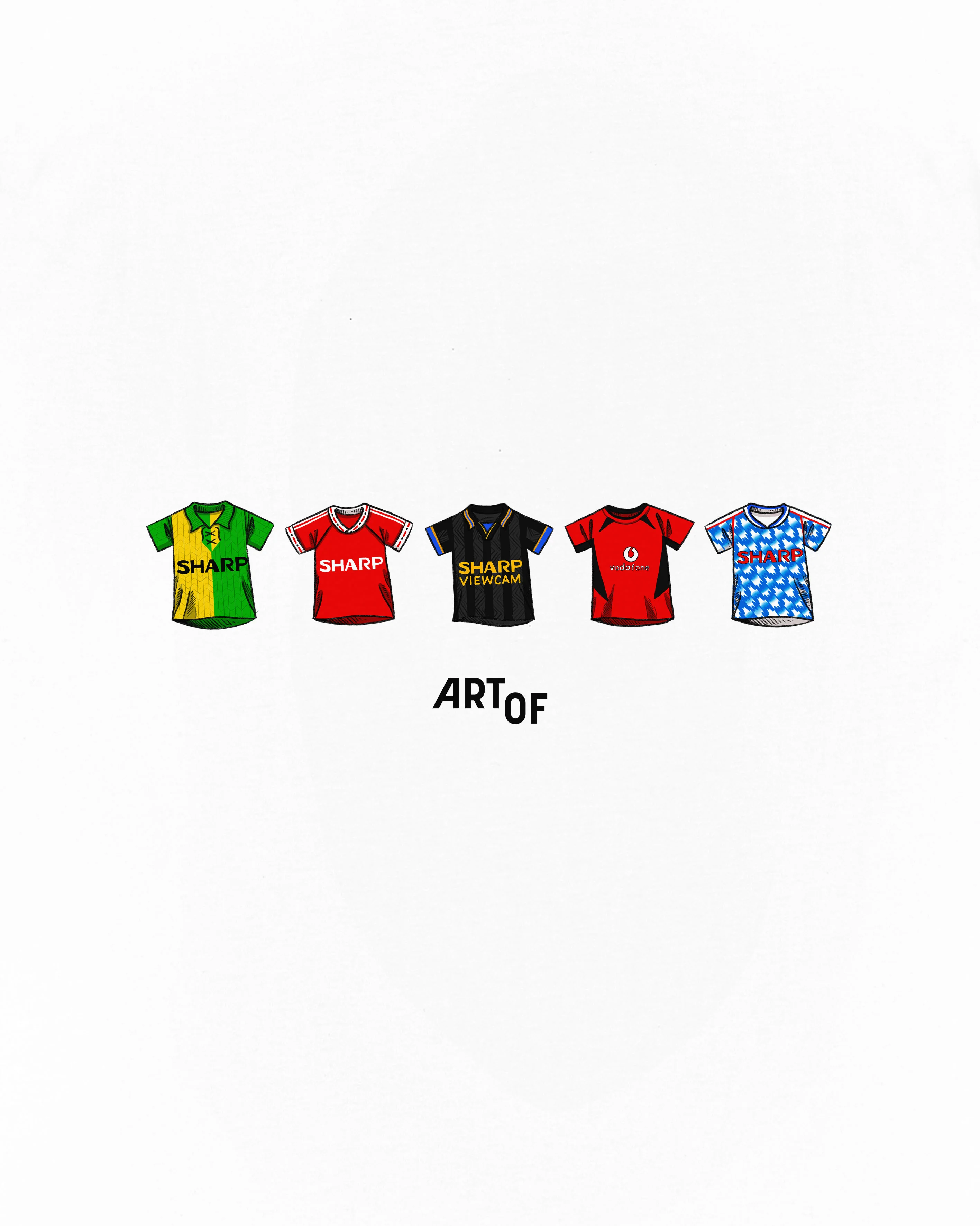 United Printed Classics White Tee - Image 3