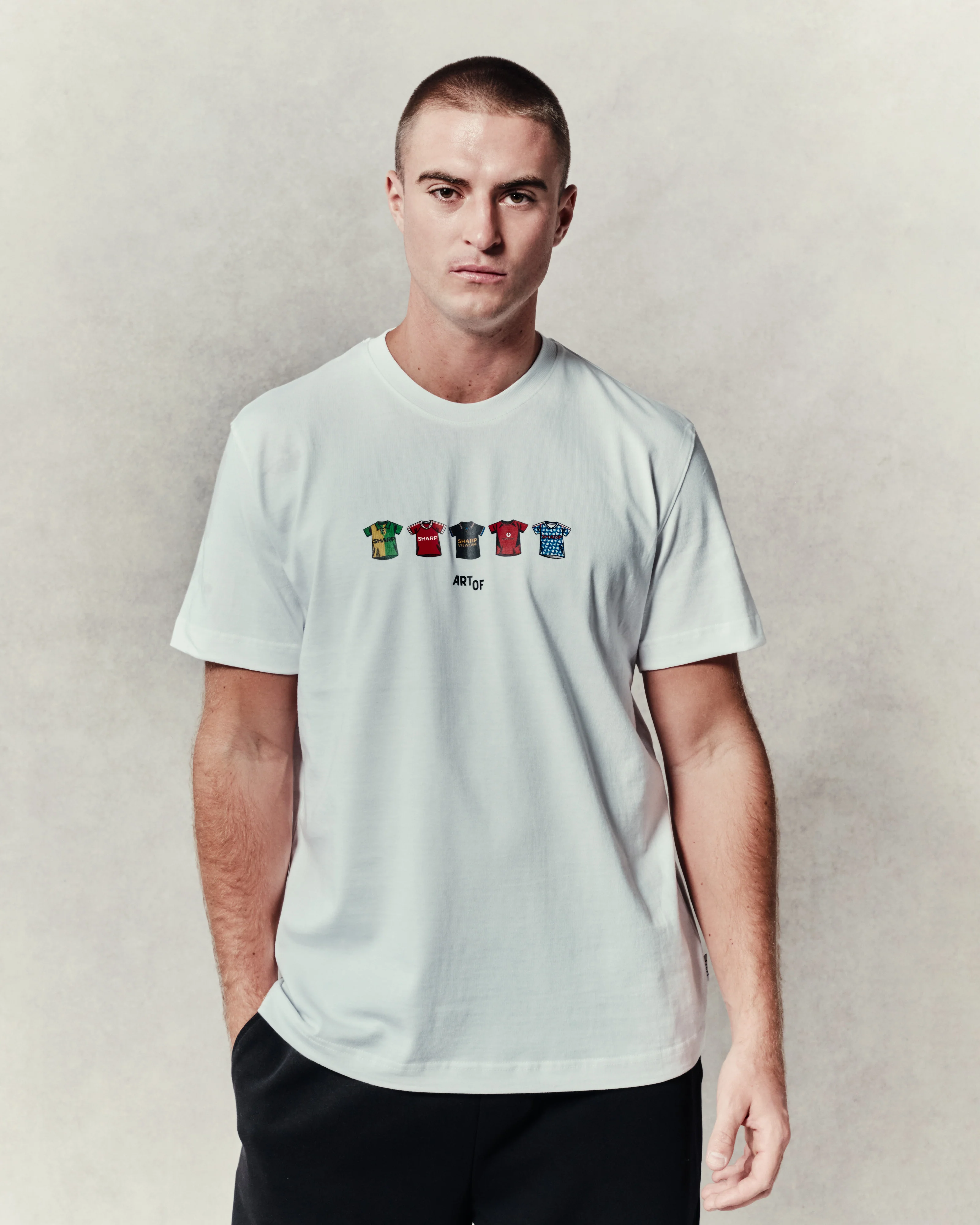 United Printed Classics White Tee - Image 4